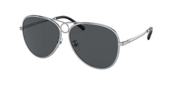 331187 Shiny Silver Frame | Grey Gradient Lens