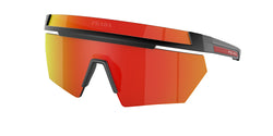 1BO02U Matte Black Frame | Brown Mirror Orange Lens