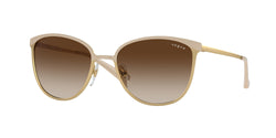 996S13 Top Matte Beige / Brushed Gold Frame | Brown Gradient Lens