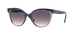 296336 Top Blue / Rainbow Violet Frame | Pink Gradient Dark Grey Lens