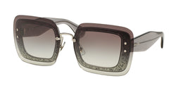 UES0A7 Transparent Grey Glitter Frame | Grey Gradient Lens