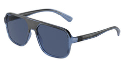 325880 Transparent Blue / Black Frame | Dark Blue Lens