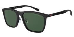 506371 Rubber Black Frame | Green Lens