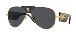 100287 Gold Frame | dark grey Lens