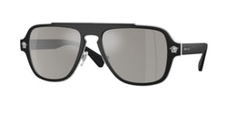 10006G Black Frame | Light Grey Mirror Silver Lens