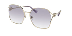 ZVN07S Pale Gold Frame | Clear Gradient Violet Lens