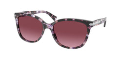 55488H Purple Tortoise Frame | Burgundy Gradient Lens