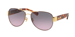 924890 Purple / Gold Frame | Grey Purple Gradient Lens