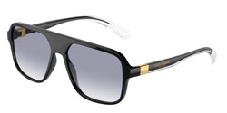 675/79 Black Frame | Clear Gradient Blue Lens