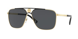 143687 Gold / Matte Black Frame | Dark Grey Lens