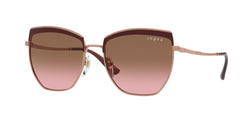 517014 Top Bordeaux / Rose Gold Frame | Pink Gradient Brown Lens