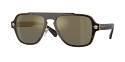 12524T Havana Frame | Dark Grey Mirror Gold Lens