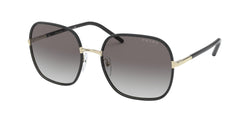 AAV0A7 Pale Gold / Black Frame | Grey Gradient Lens