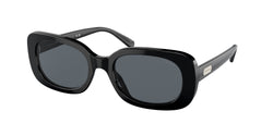 500280 Black Frame | Dark Blue Solid Lens