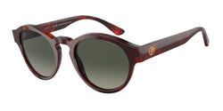 596271 Red Havana Frame | Gradient Grey Lens