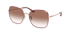 94038D Shiny Rose Gold / Burgundy Front Frame | Burgundy Gradient Lens