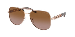 110813 Rose Gold Frame | Brown Pink Gradient Lens