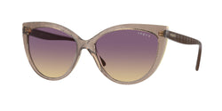 294070 Transparent Brown Frame | Yellow Gradient Violet Lens