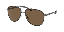 102373 Matte Gunmetal Frame | Dark Brown Solid Lens