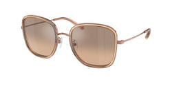 33683D Transparent Blush Frame | Brown Mirror Lens