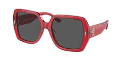 193687 Transparent Red Frame | Solid Grey Lens