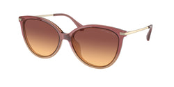 325678 Dusty Rose Light Brown Frame | Purple Amber Gradient Lens