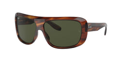 954/31 Striped Havana Frame | Green Classic G-15 Lens