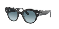 12943M Black ON Transparent Frame | Blue Gradient Grey Lens