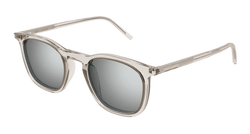 Beige 004 Frame | SILVER Lens