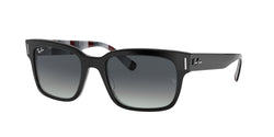 13183A Black ON Chevron Grey / Burgundy Frame | Light Grey Gradient Lens