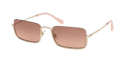 ZVN0A5 Pale Gold Frame | Pink Mirror Silver Gradient Lens