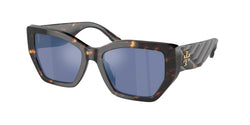 19441U Brown Tortoise Frame | Dark Blue Violet Mirror Lens