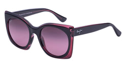 Black Cherry With Raspberry Interior Frame | Maui Rose Lens