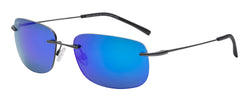 B334-02D Gunmetal Frame | Blue Hawaii Lens