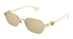 Gold/IVORY 002 Frame | PINK Lens