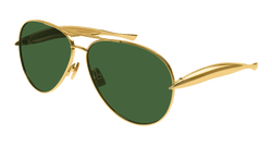 Gold 001 Frame | GREEN Lens