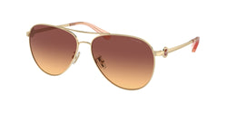 Shiny Light Gold Frame | Maroon Canary Lens