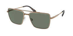 Shiny Gold Frame | Green Solid Lens