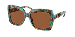 Teal Graphic Tortoise Frame | Amber Solid Lens