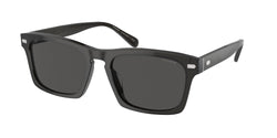 Transparent Dark Grey Frame | Grey Solid Lens