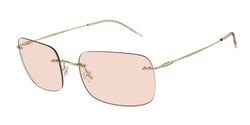 Matte Pale Gold Frame | Light Brown Lens