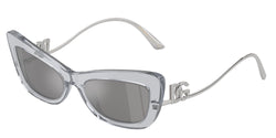 Transparent Grey Frame | Light Grey Mirror Silver Lens