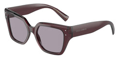 Transparent Violet Frame | Lillac Isa Black Silver Mirror Lens