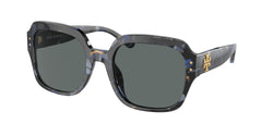 Blue Tortoise Frame | Dark Grey Polarized Lens