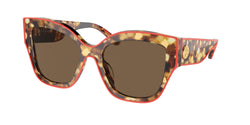 Tortoise / Coral Frame | Dark Brown Lens