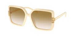 Ivory Frame | Clear Gradient Light Brown Lens