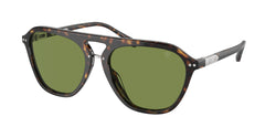 Dark Havana Frame | Green Lens