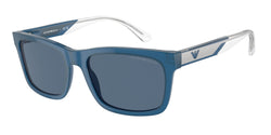 Shiny Opaline Blue Frame | Dark Blue Lens