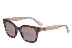 H822-10MD Matte Tortoise With Matte Trans Tan Temples Frame | HCL Bronze Lens