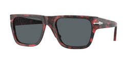 Red Havana Frame | Blue Lens